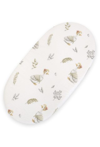 Prześcieradło bawełniane do wózka gondoli kosza Mojżesza Boho 75x35 cm - Gąski