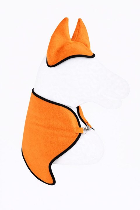 Zestaw dla Hobby Horse A3: polarowa derka + nauszniki - neon orange