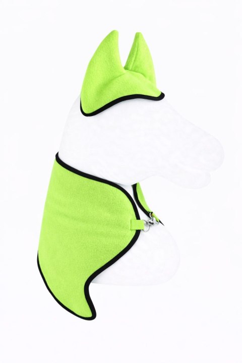 Zestaw dla Hobby Horse uniwersalny A4 i A5: polarowa derka + nauszniki - neon green