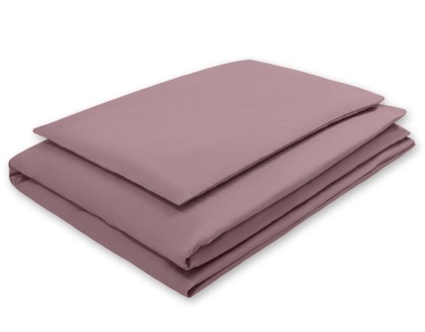 Bawełniana pościel dla dzieci 2 części poszewki na poduszkę 40x60 i na kołderkę 12x90 cm - róż retro