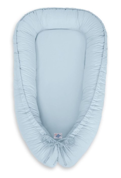 Kokon niemowlęcy dwustronny kojec otulacz Premium MY SWEET BABY- niebieski