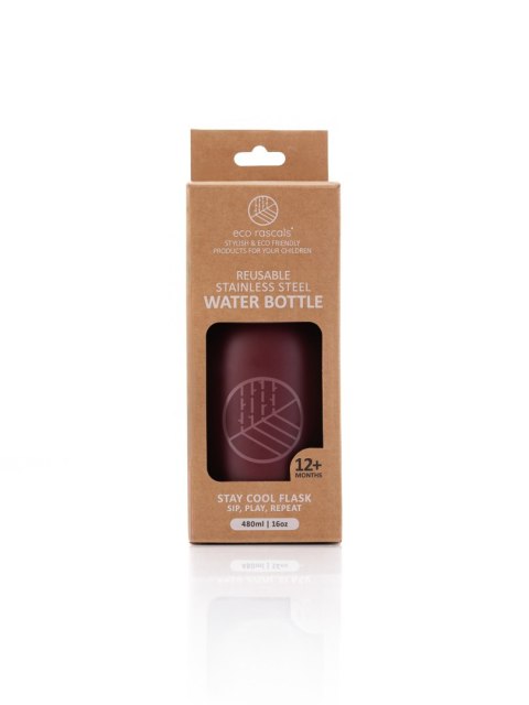 ECORASCALS Klasyczna butelka na wodę MUSTARD