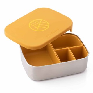ECORASCALS Klasyczny Lunch Box Bento musztardowy