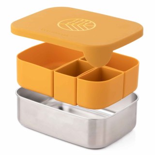 ECORASCALS Klasyczny Lunch Box Bento musztardowy