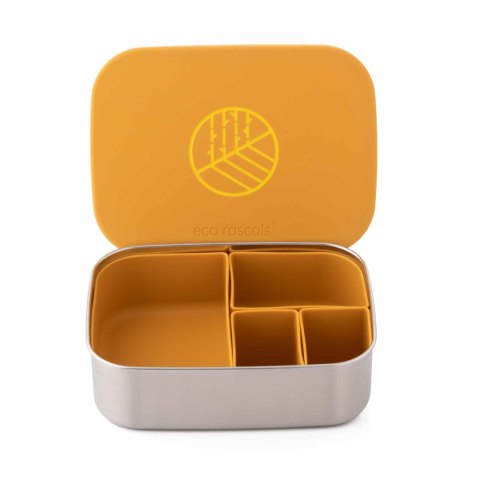 ECORASCALS Klasyczny Lunch Box Bento musztardowy