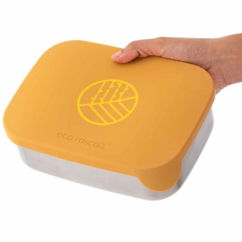 ECORASCALS Klasyczny Lunch Box Bento musztardowy