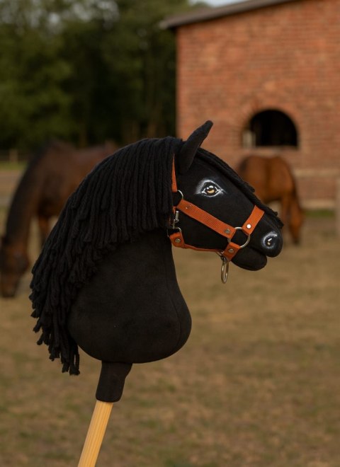 Hobby Horse Premium A3 - duży koń na kiju kary | realistyczny Hobby Horse dla dzieci