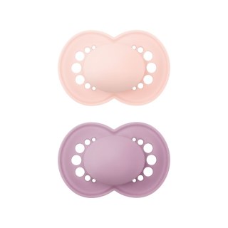 MAM BABY Smoczek uspokajający Orginal Silky Girl +6 m 2 szt