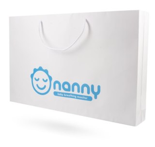 Torba reklamowa papierowa z logo Nanny