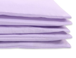 Bawełniana pościel dla dzieci 2 części poszewki na poduszkę 40x60 i na kołderkę 12x90 cm - fioletowa