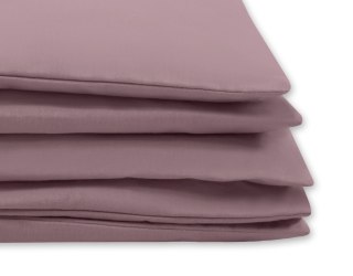 Bawełniana pościel dla dzieci 2 części poszewki na poduszkę 40x60 i na kołderkę 12x90 cm - róż retro