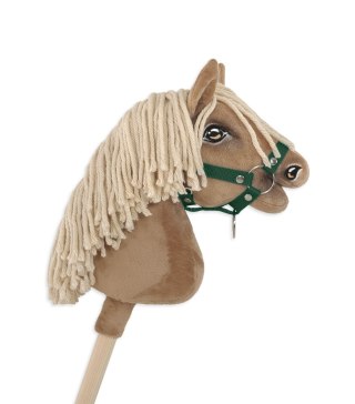 Kantar dla konia Hobby Horse uniwersalny A4 i A5 zapinany - butelkowa zieleń